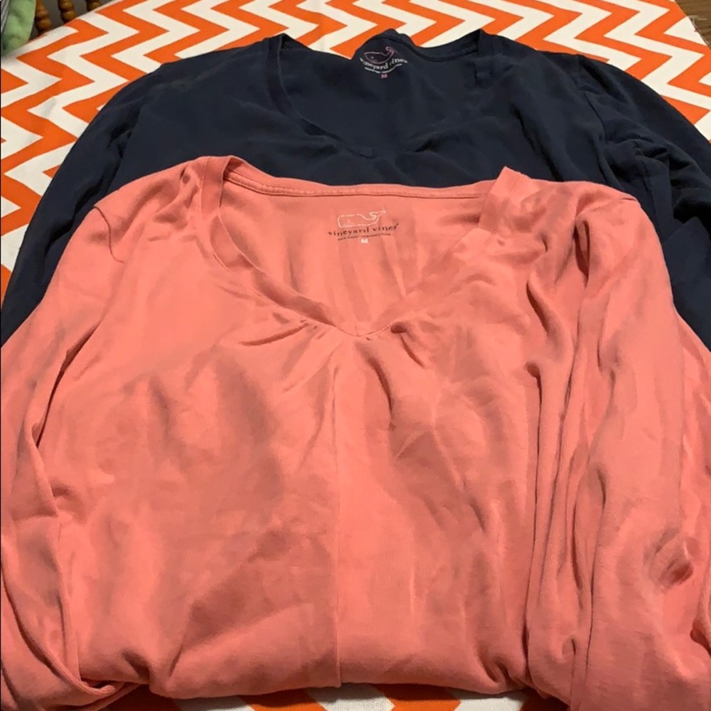 Women’s 2 vineyard vines long sleeve tops M